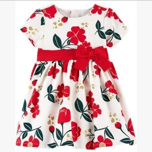 CARTER’S baby girl floral dress w/ bloomers